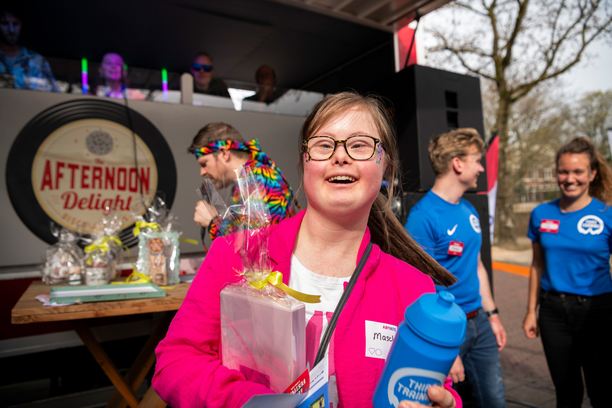 Mascha was een van de gelukkige winnaars van de Beweegbingo.