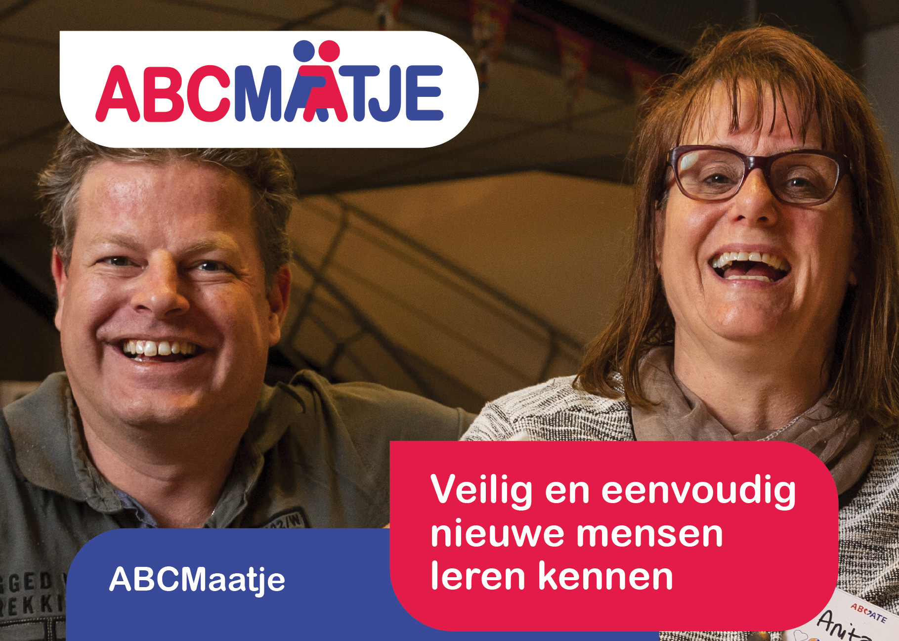 Met ABCMaatje maak je snel en veilig nieuwe vrienden.